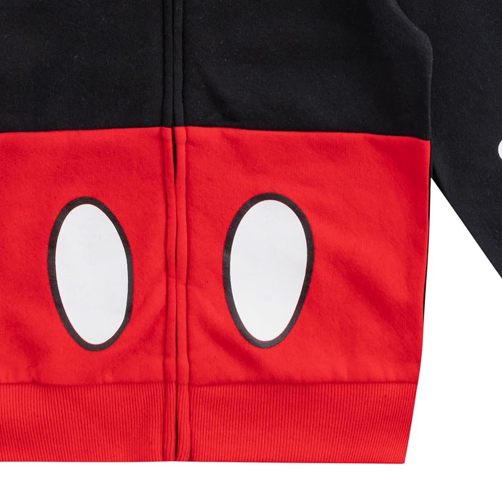 Amazon.com: Disney Mickey Mouse Boys Zip Up Hoodie with Ears